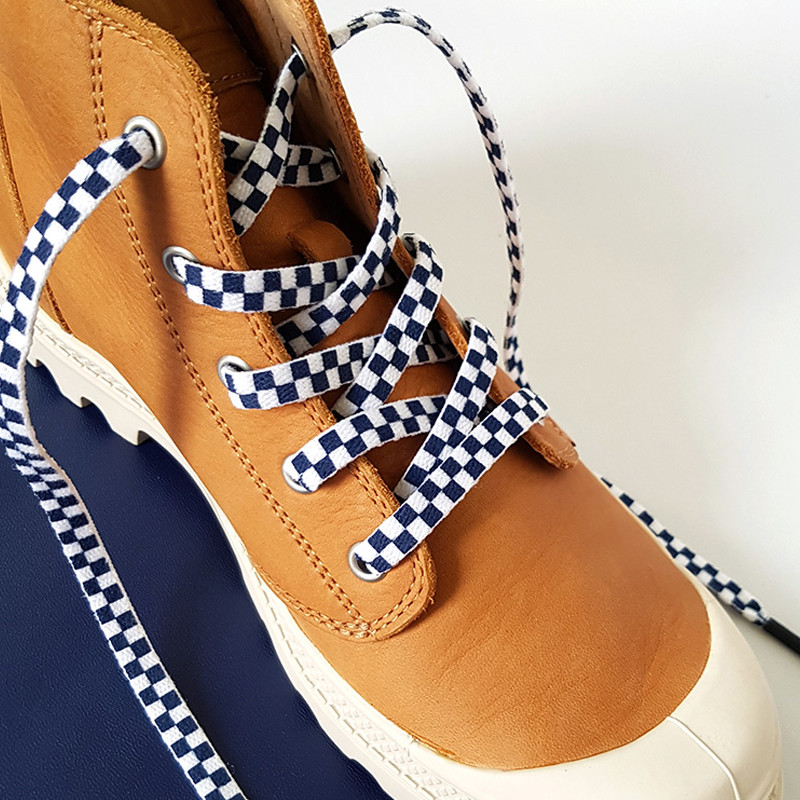 AKSESORIS SNEAKERS KIPZKAPZ Flat Checker XS35 8MM